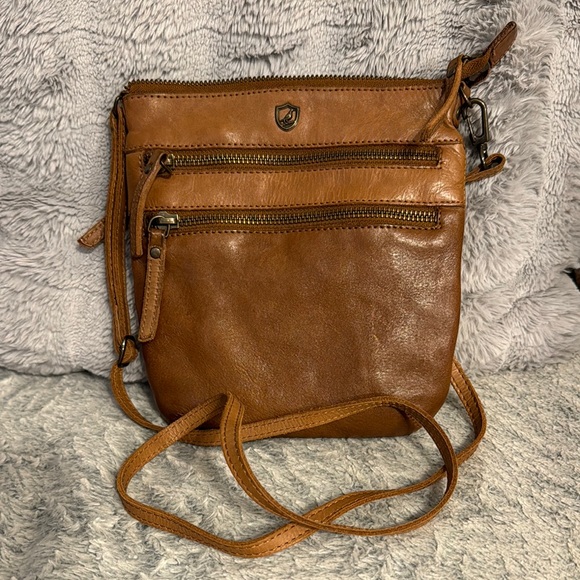Cochoa Handbags - Brown Leather Crossbody Bag